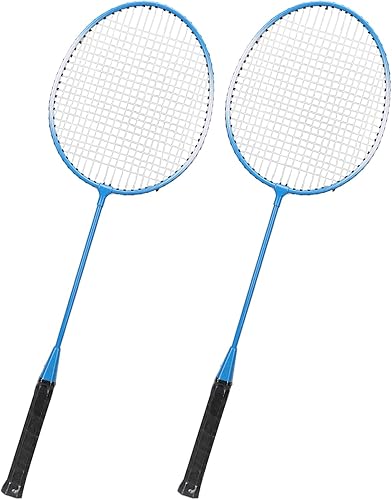 Miniatura 5 de Badminton Racket, Iron Alloy Robust High Hardness Offensive Sports Badminton Racket Comfortable Handle for Hiking