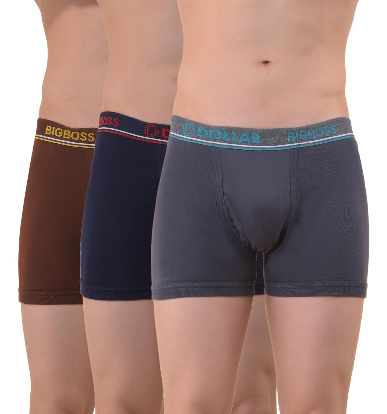 dollar bigboss Men's Solid Cotton Trunk (Colour May Vary)-picture-41