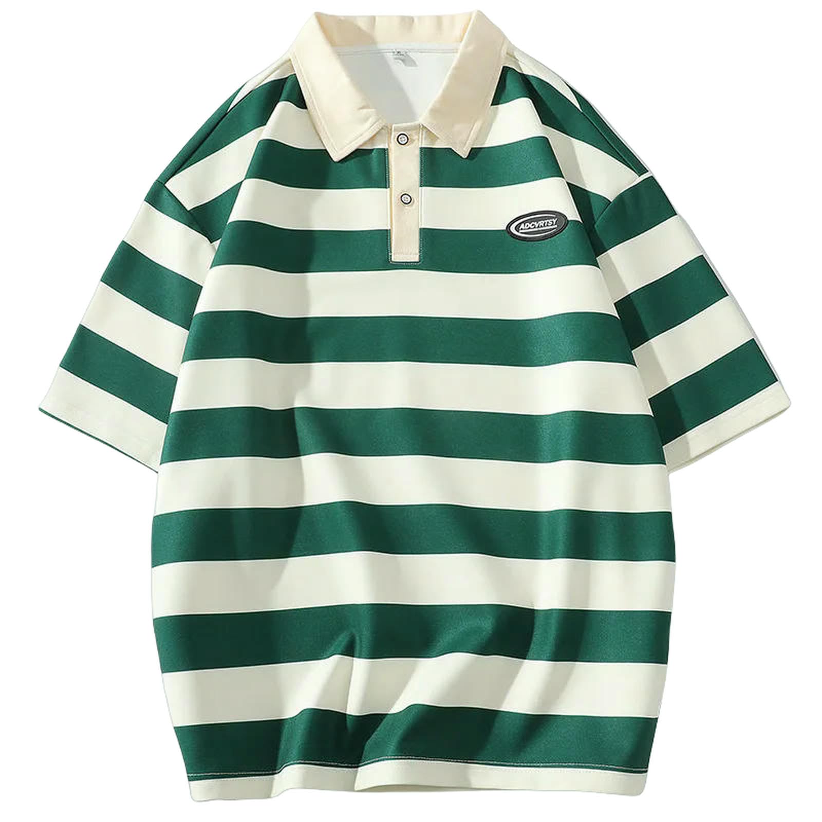 Męska koszulka męska casualowa koszulka z krótkim rękawem moda Streetwear odzież męska topy t-shirty oversize t-shirt-zielony-XL