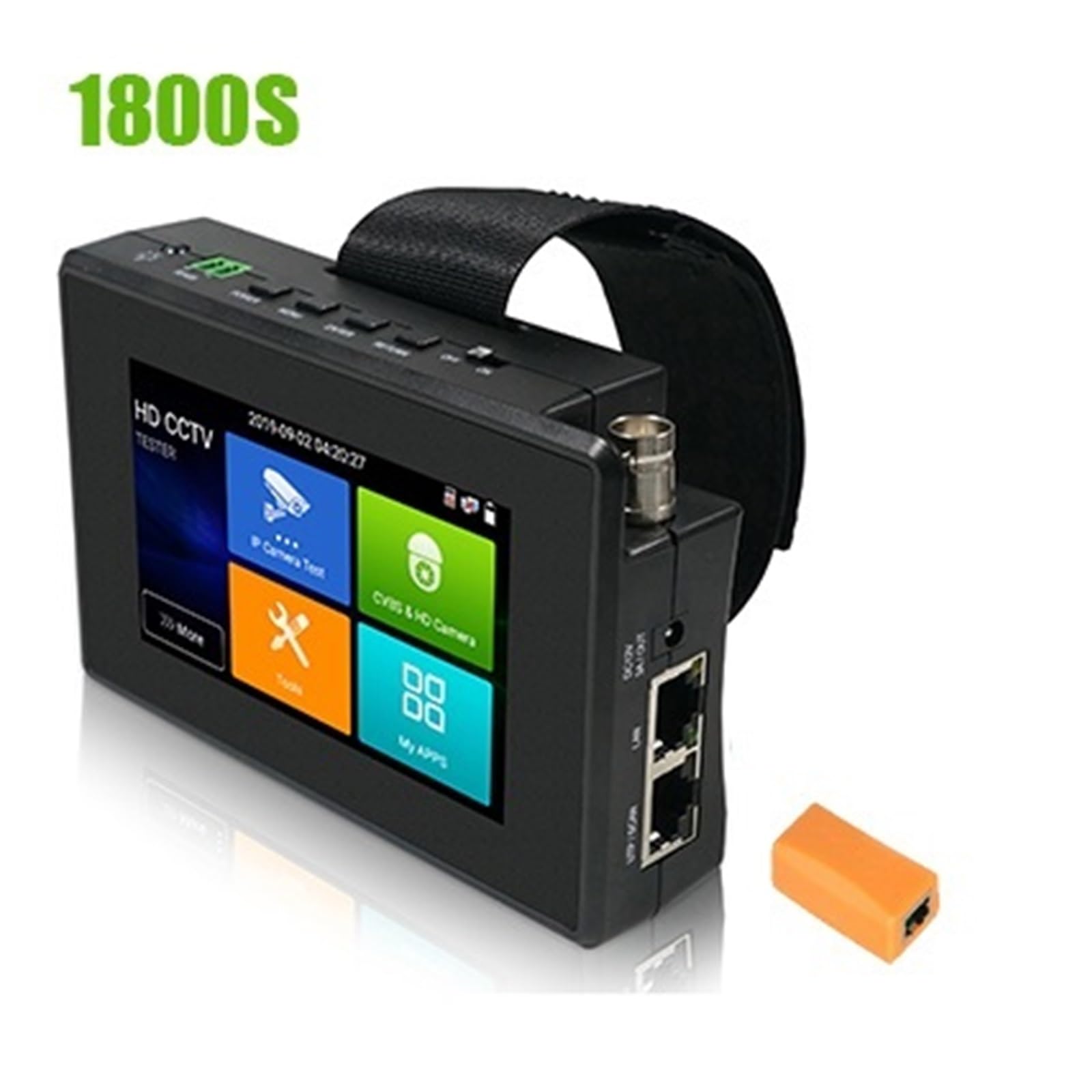Supporto per tester CCTV per telecamera IP IPC1800SN 4 Pollici 8MP TVI 8MP AHD 1080P CVI CCTV Tester Monitor AHD Tester CVI Tester TVI Tester Con Uscita POE DC12V(1800S)