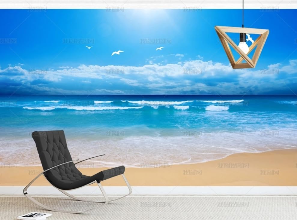 Papier peint intissé paysage de plage grand format salon - 2