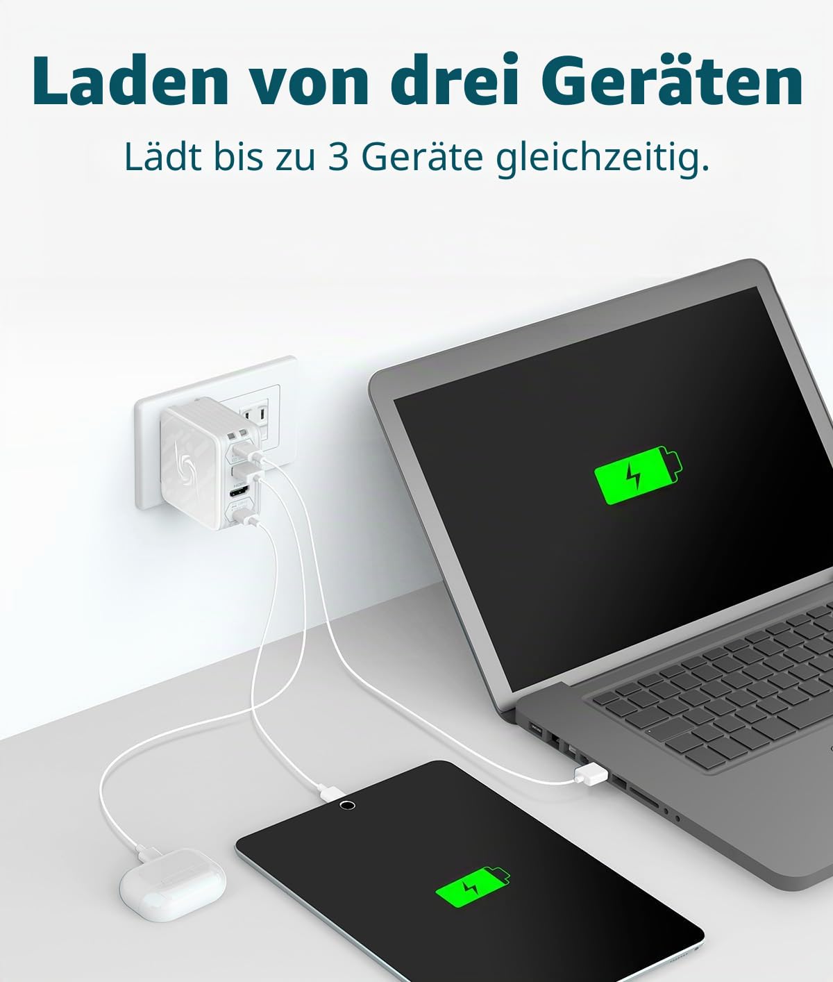 AVerMedia Capture-Karte für Streaming, 1080p60 HDMI, Tragbares Ladegerät für Nintendo Switch, 100W GaN-Schnellladung USB-C-Hub, TV-Dockingstation mit 4K60 HDMI - Elite GO GC313 Pro