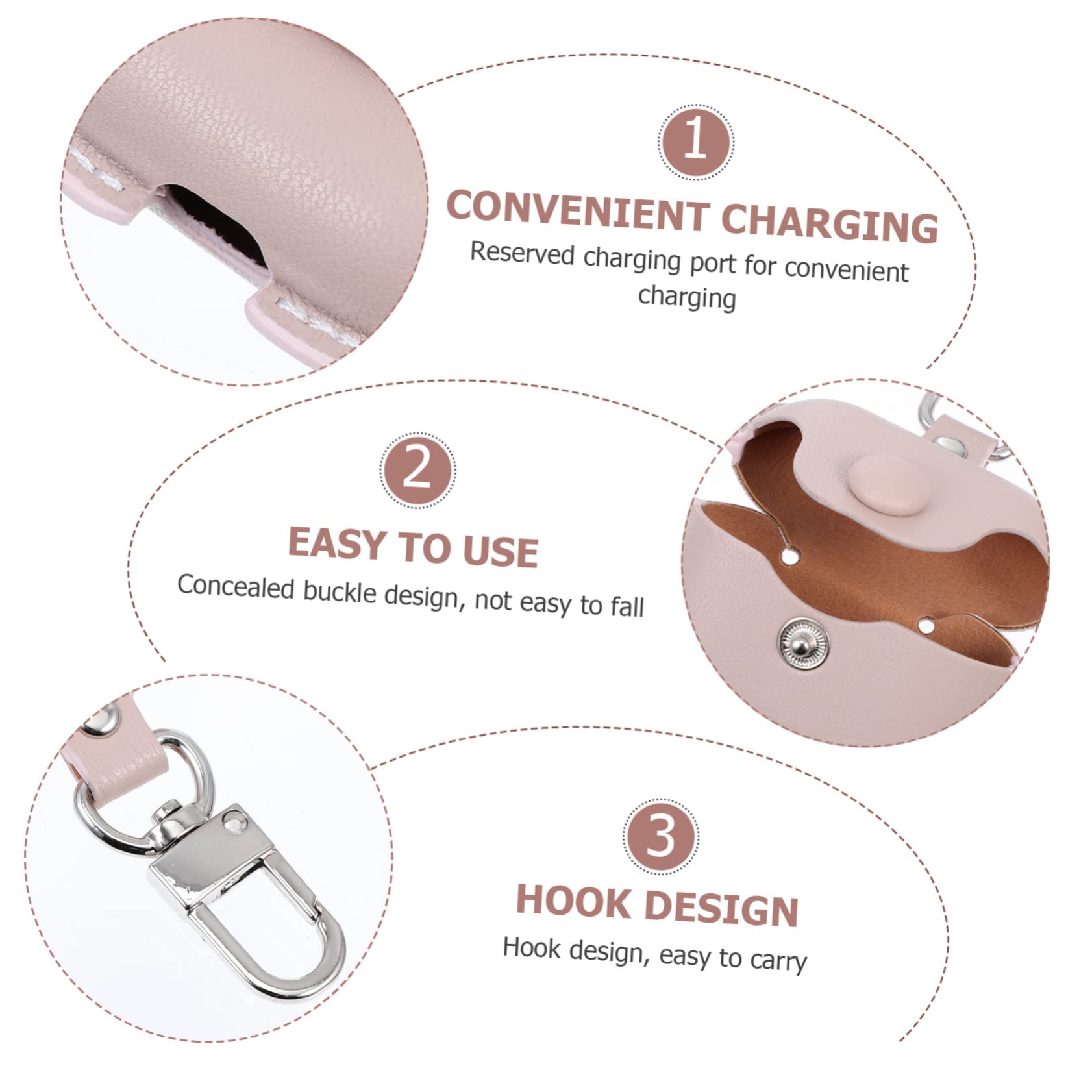 DOITOOL 4 Piezas Caso de Auriculares Originales presentes Originales Protector de Auriculares Decorativo Estuche de Viaje para Funda para portátil Moda