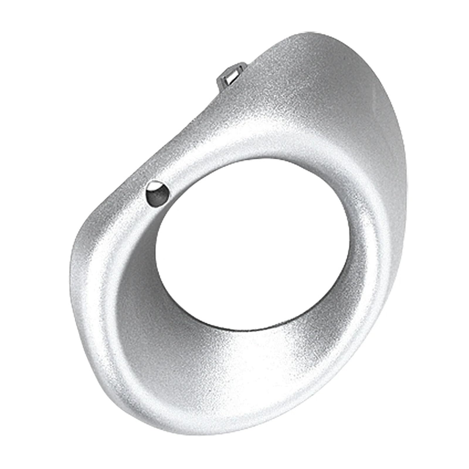 Fit For M-i-t-s-u-b-i-s-h-i Outlander 2013 2014 2015 6400D571 6400D572 2pcs Front Bumper Fog Light Lamp Cover Frame Bezel Silver/Black(Silver)