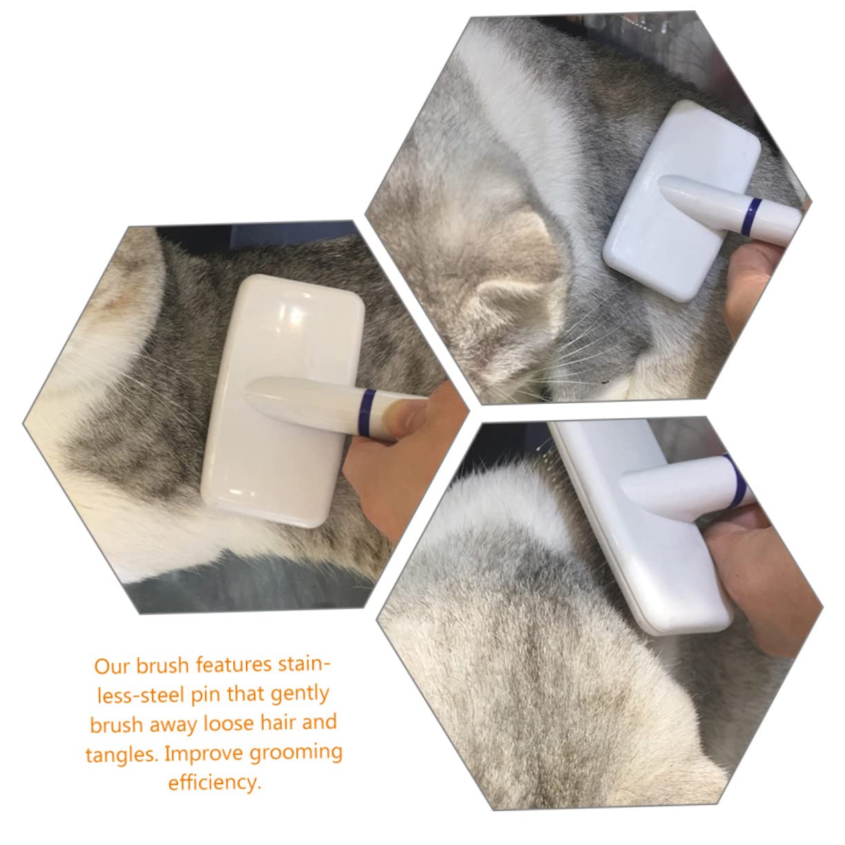 Brosse Pour Chien Pour Mue Peigne De Toilettage Pour Animaux De Compagnie Brosse De Nettoyage Portable Élimine Poils Morts Et Nœuds