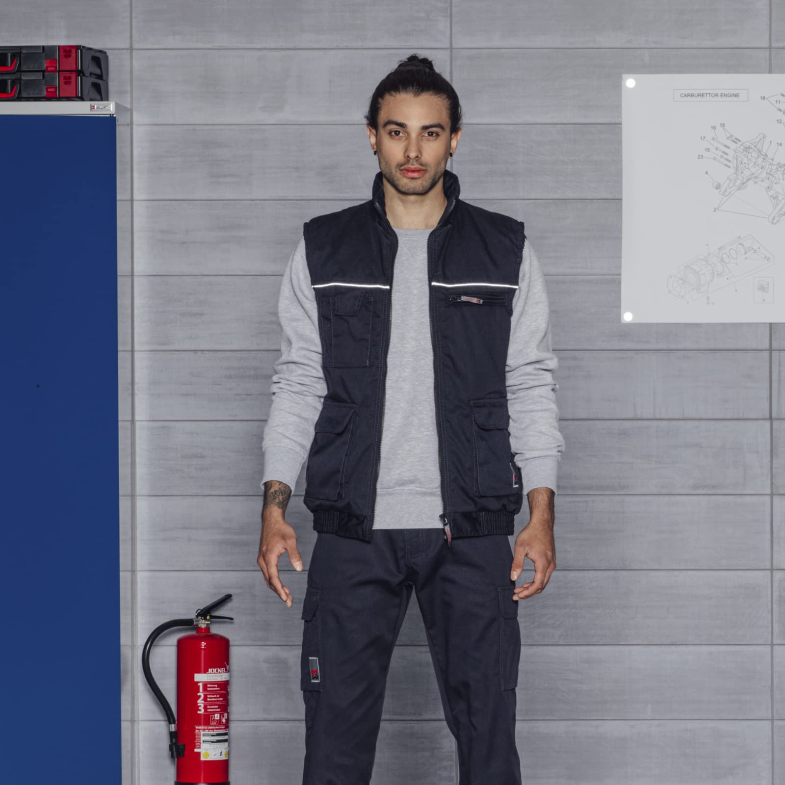 WÜRTH MODYF Arbeitsweste Classic – multifunktionale Winterweste für Handwerker in den Größen XS - 3XL – warm und funktionelle Weste – in unterschiedlichen Farben