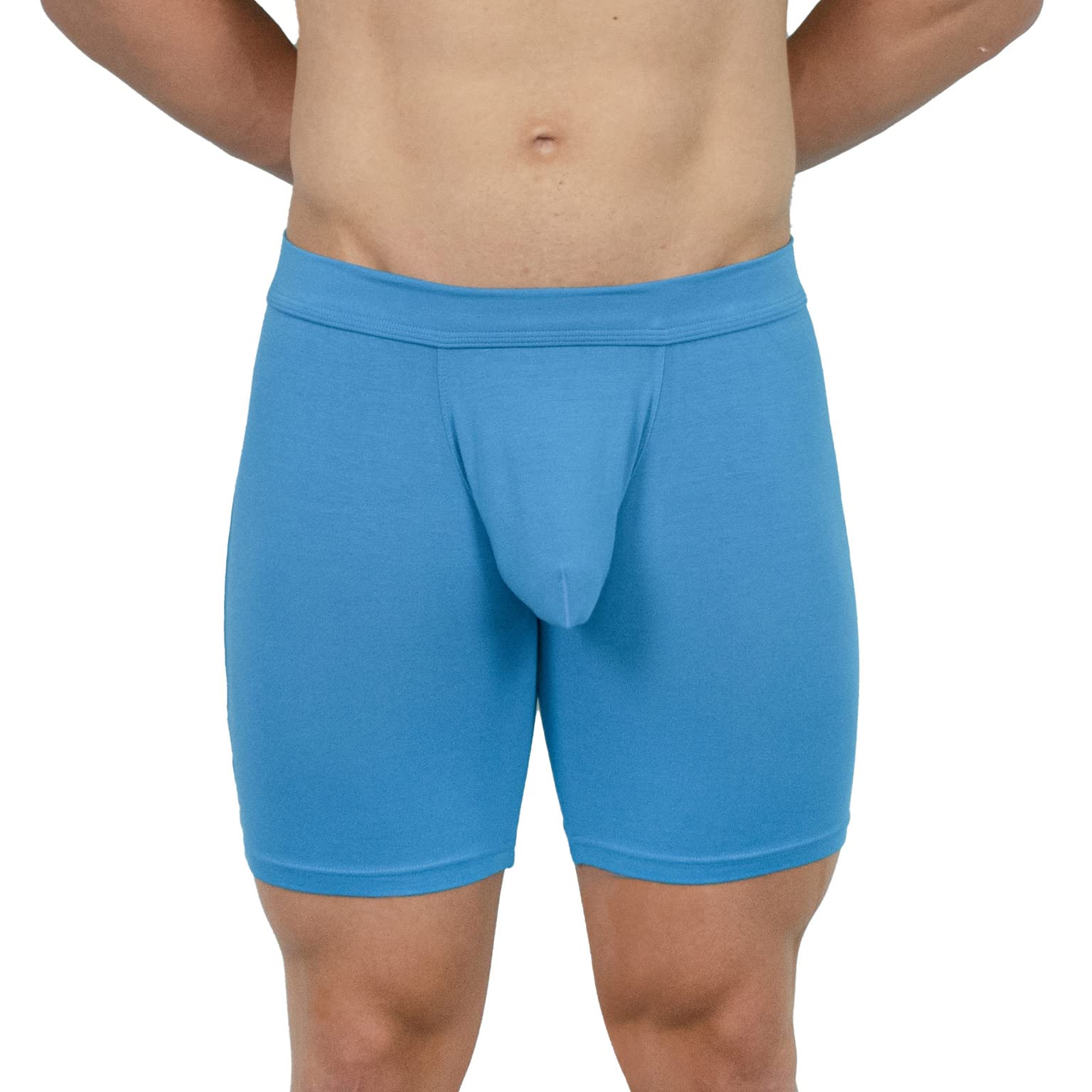 Obviously Men's Maui Underwear 6 Inch Boxer Briefs Eliteman Anatomax (Maui/M)
