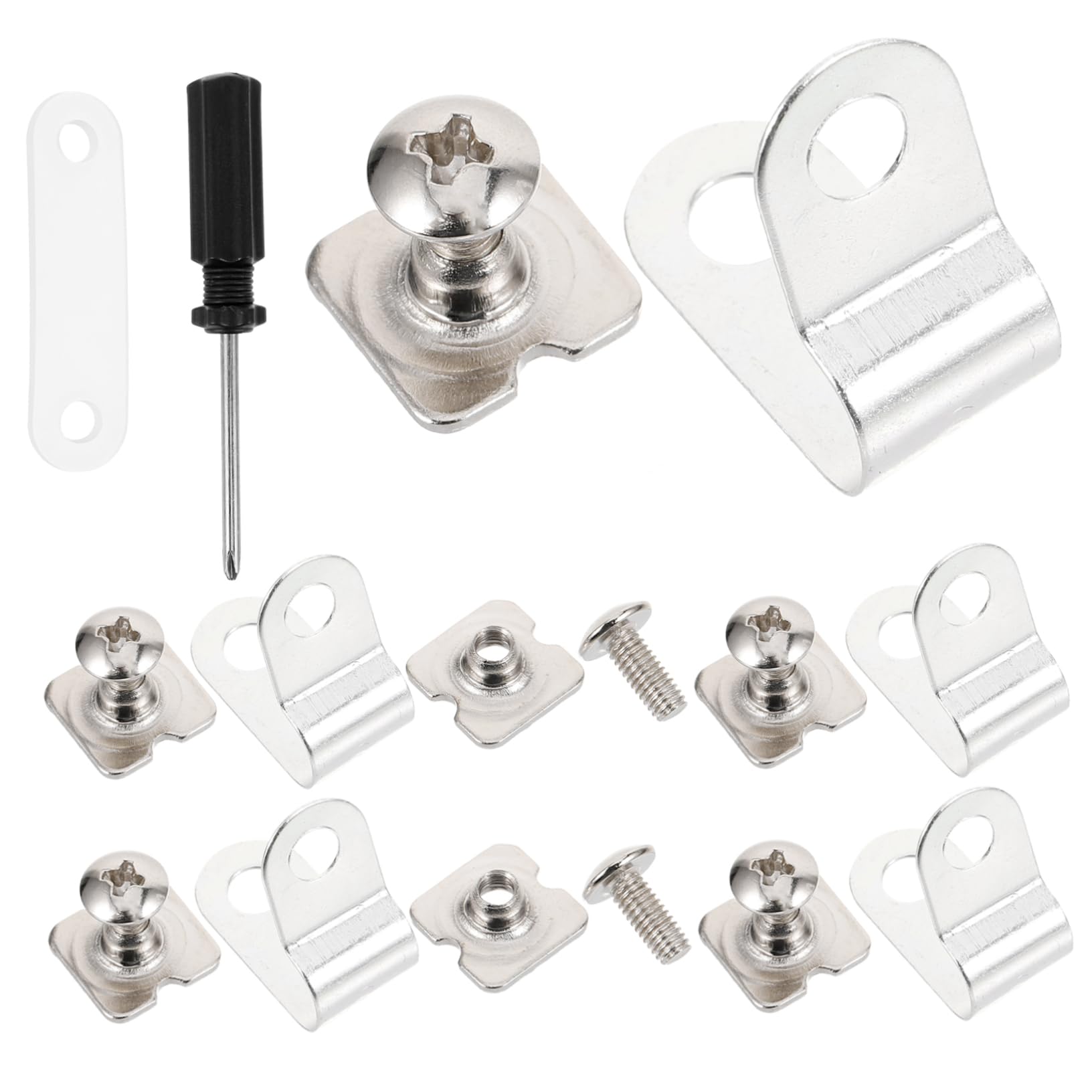 OSOLADY 1set Hockey Helmet Repair Kit Hardware Quick Release Clips Screw Nuts Fasteners for Ice Hockey Baseball Softball Ergonomic Design for Comfortable Fit