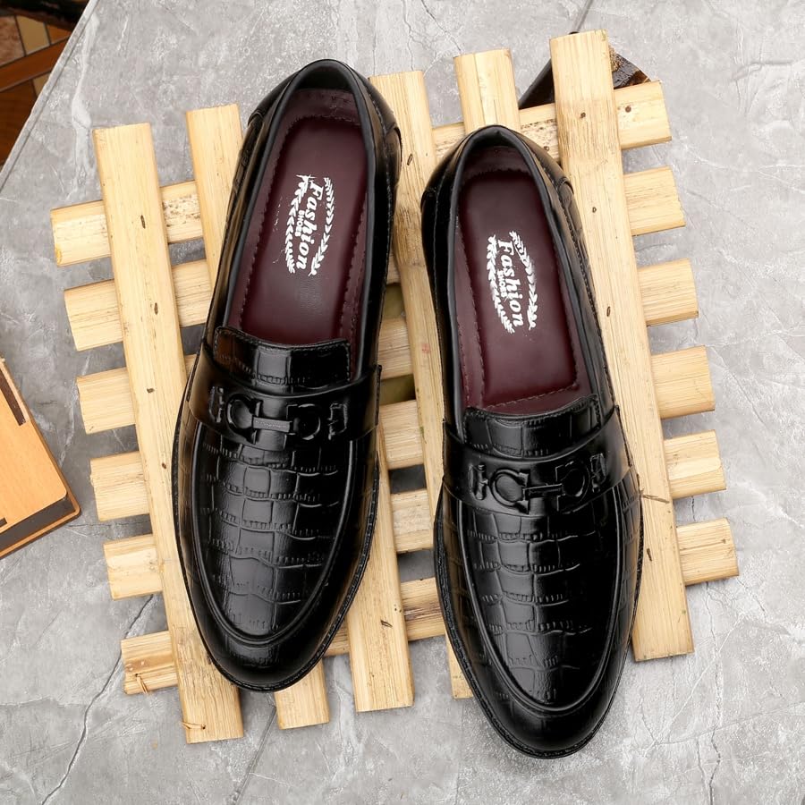 Image of WUGATTI Synthetic Slip-On Premium Attractive Professional Stylish Loafers for Men