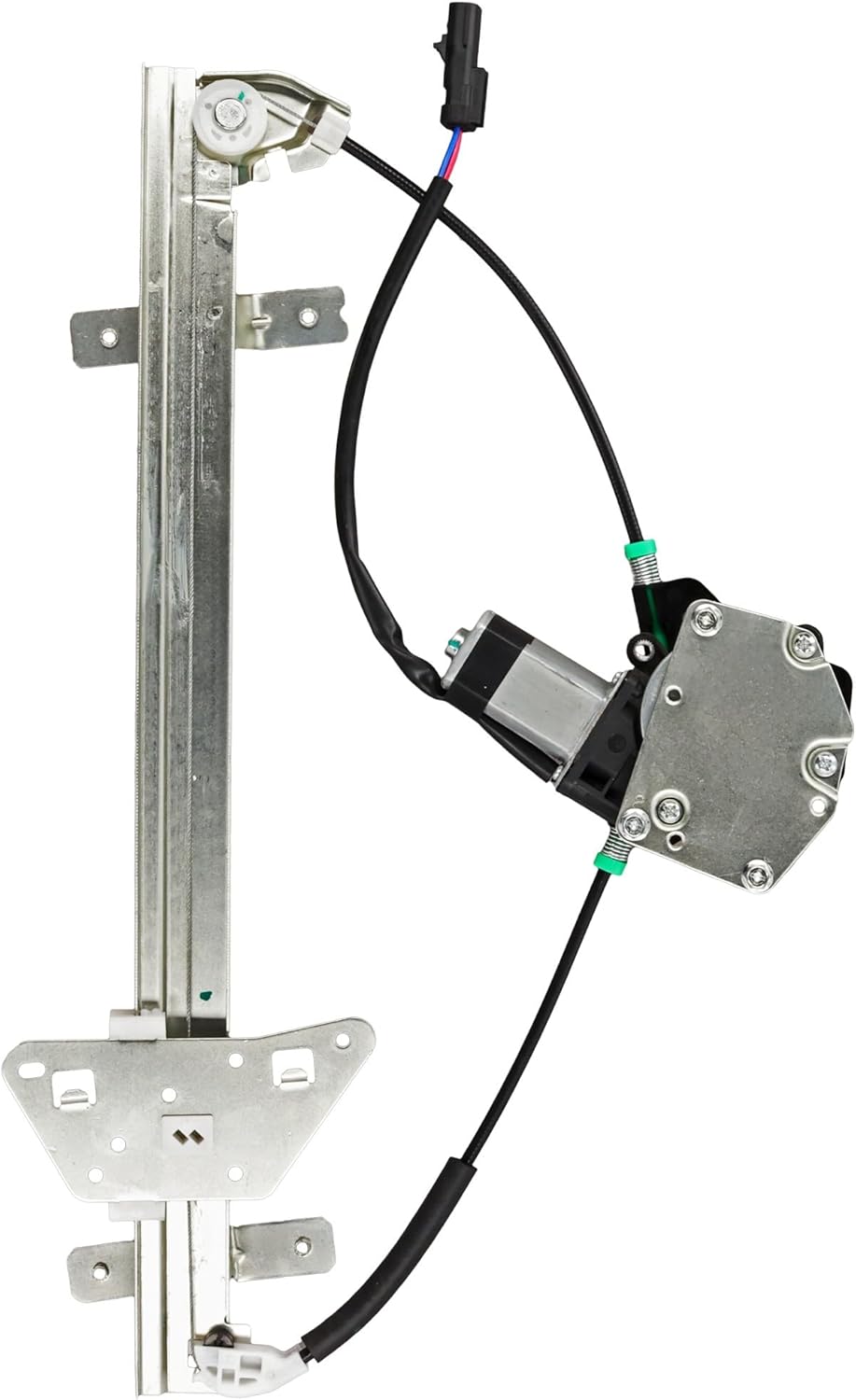 JC Whitney Window Regulator Compatible with 2001-2003 Dodge Durango, 2000-2004 Dodge Dakota Crew Cab Pickup (Quad Cab) Rear, Passenger Side JD491703