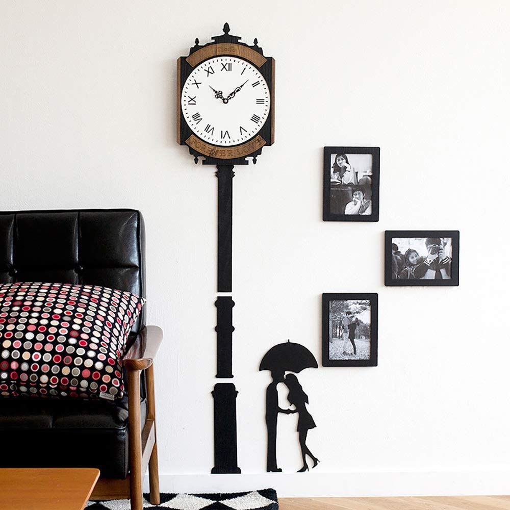 Horloge murale personnalisée silencieuse pour éliminer le tic-tac agaçant