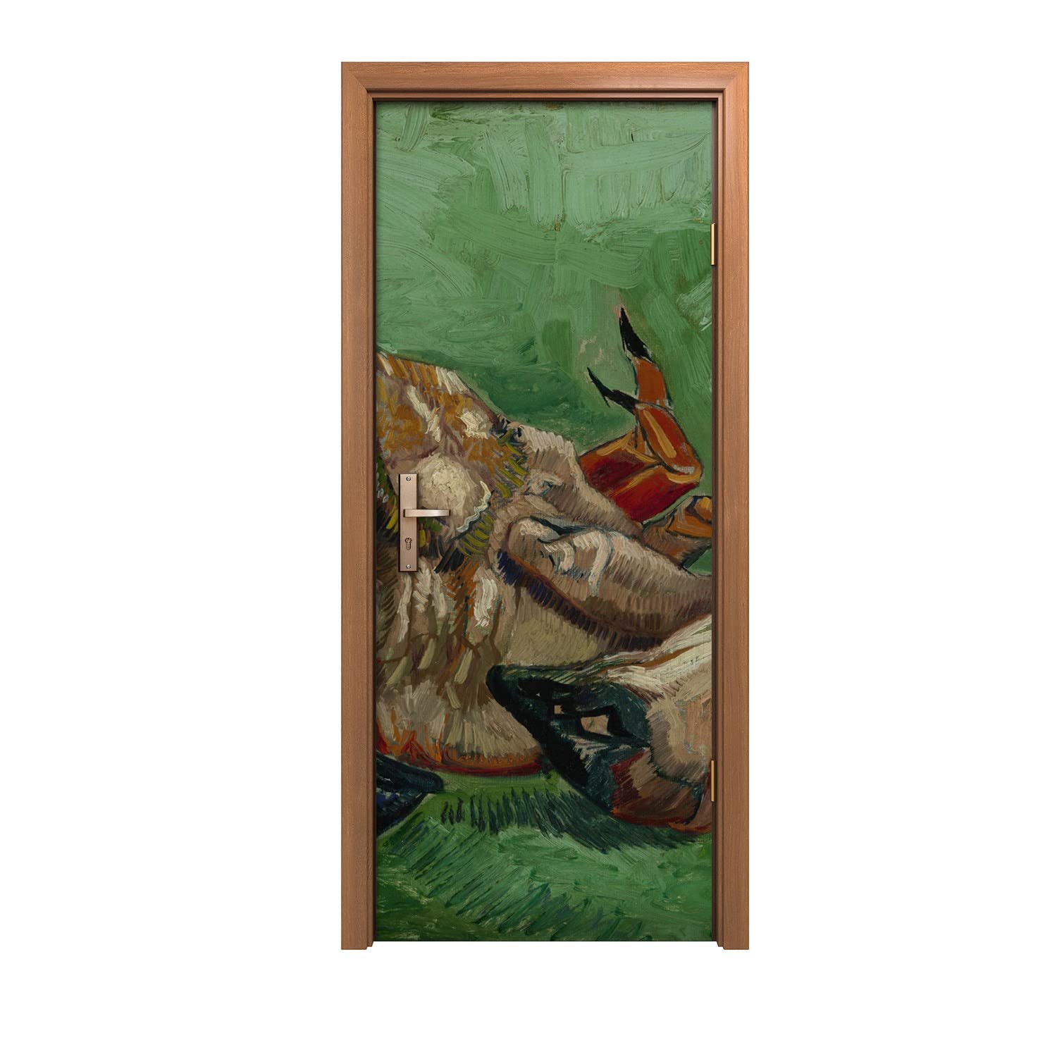 Autocollant de porte 90x200cm décoratif sticker mural crabe design intérieur