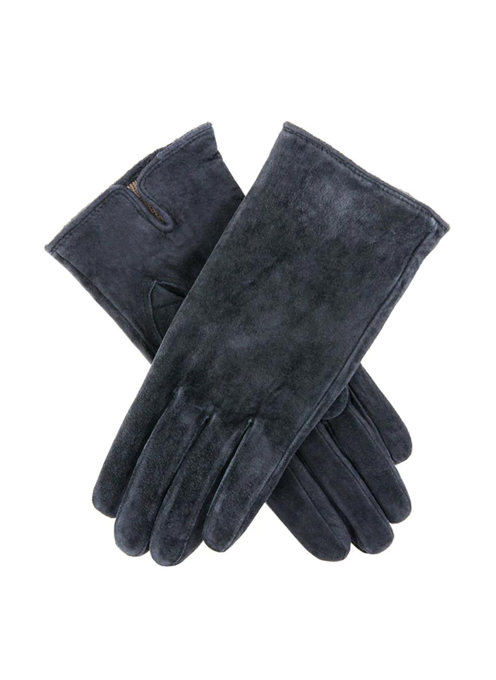 Dents Women's Navy Emily Suede Gloves L
