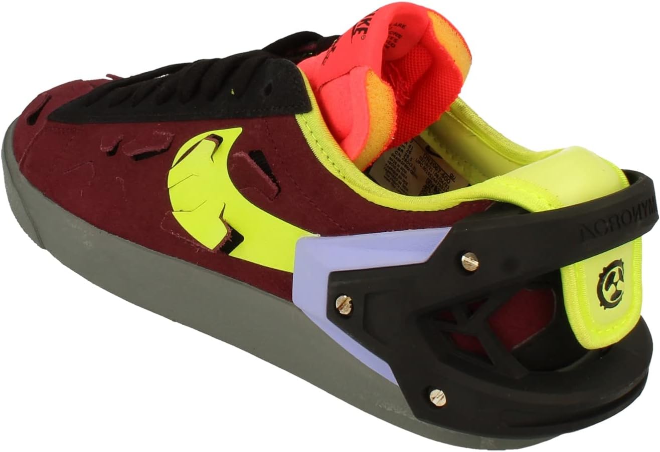 Nike x Acronym Low Blazer - Maroon Night / Lemon Venom / Black