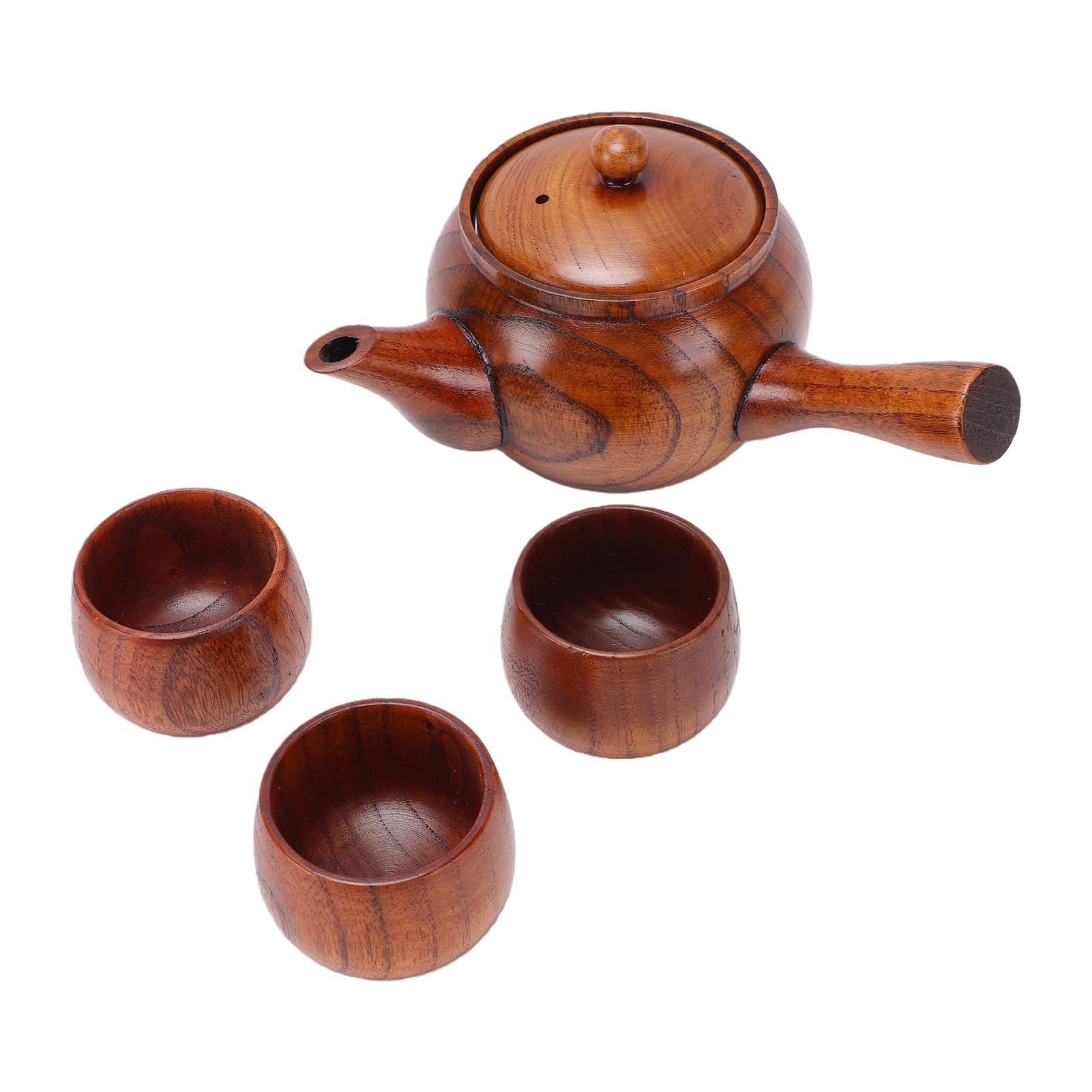 Luocute Gongfu-Teeset mit 3 Tassen und Teesieb für das Heimbüro
