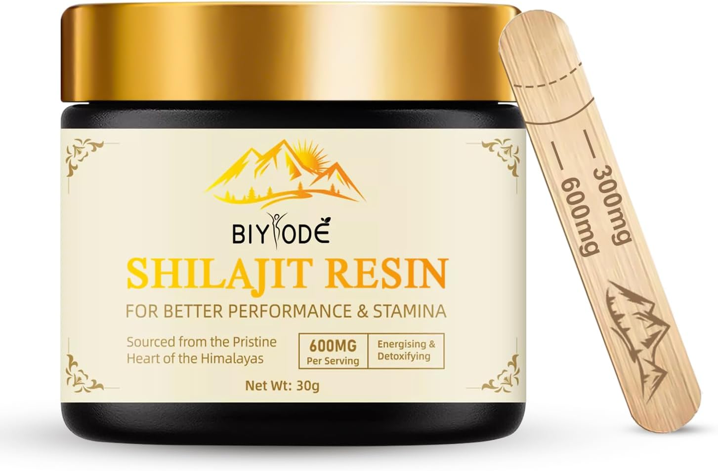 Natural Shilajit Resin – 30g Pure Himalayan Shilajit Resin – 600mg Shilajit Pure Himalayan Organic Resin for Increased Performance and Stamina – Non-GMO Vegan Friendly Formula