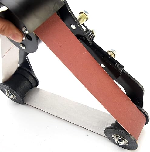 Miniatura 7 de Máquina de lijado, máquina de correa abrasiva, adaptador de amoladora angular, pulidora de accesorios de lijado, ABS duradero y aleación de aluminio