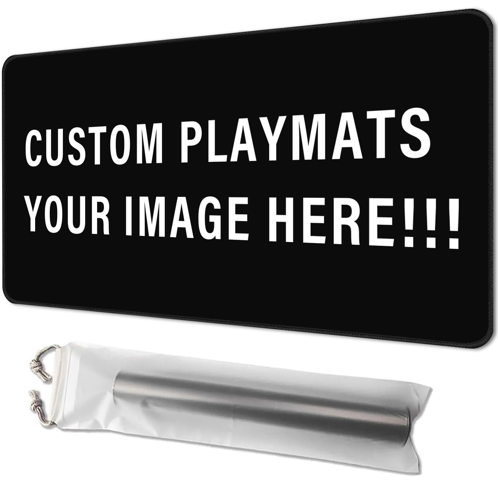 Custom MTG Playmat Size 24x14in with Free Storage Bags – Non-Slip Gaming Mat for Magic The Gathering & TCG, Perfect for Card Games and Collectibles