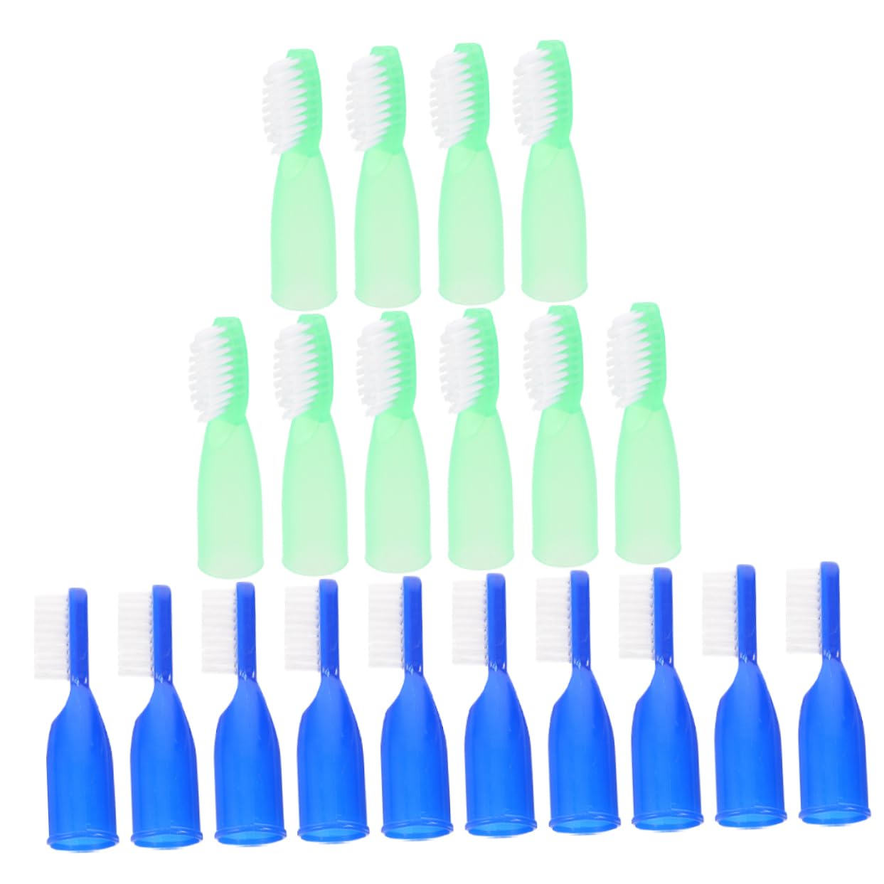 Didiseaon 100pezzi Mini Spazzolini Per Detenuti Spazzole Piccole Per Prigione Design Anti-self-harm Per Strutture e Psichiatrici