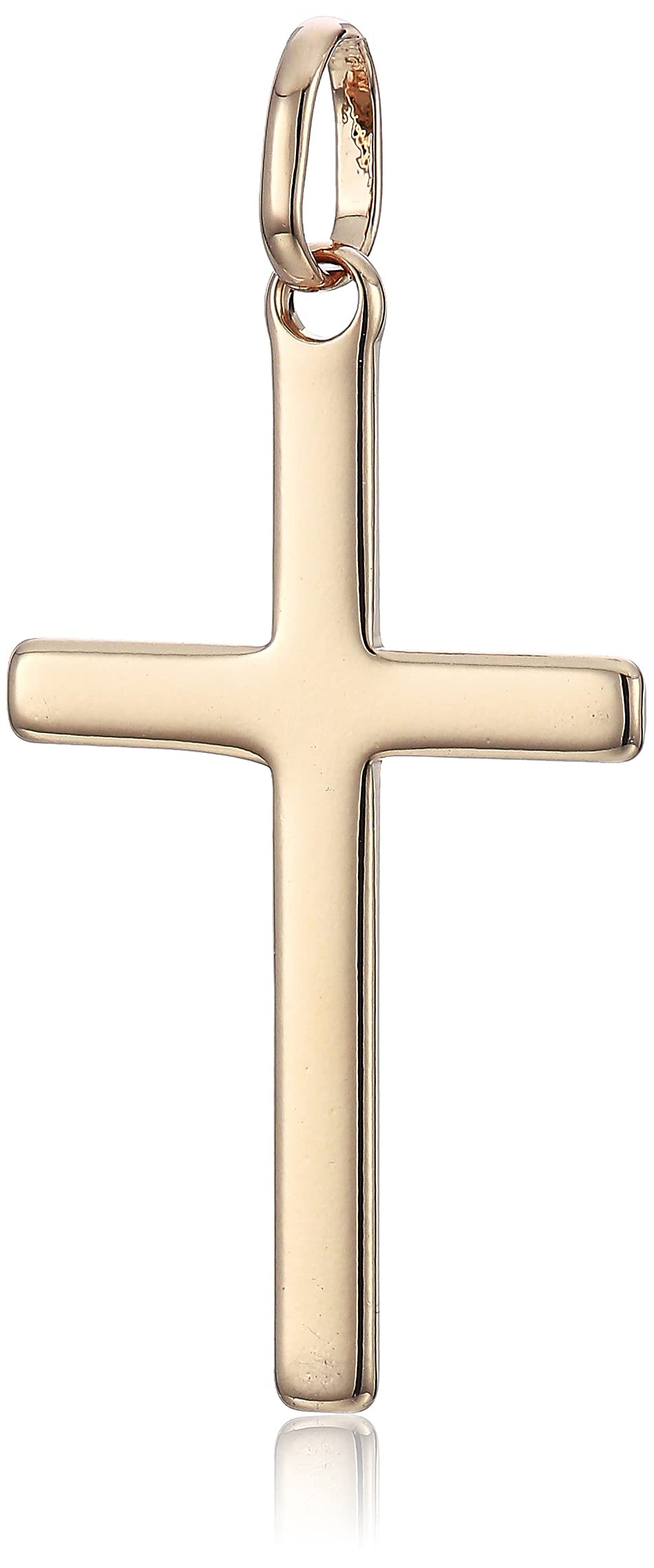 Mystigold Cross Pendant for Men and Women in 18K Gold Plated or 925 Sterling Silver Plated Rhodium