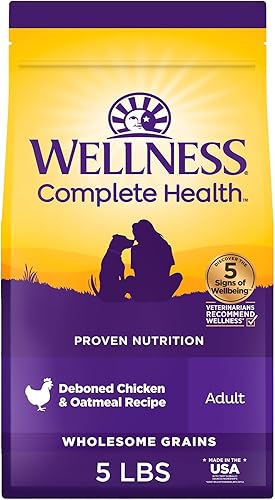 Miniatura 10 de Wellness Complete Health Dry Dog Food with Grains Natural Ingredients Made in USA with Real Meat All Breeds for Adult Dogs Chicken Healthy Weight