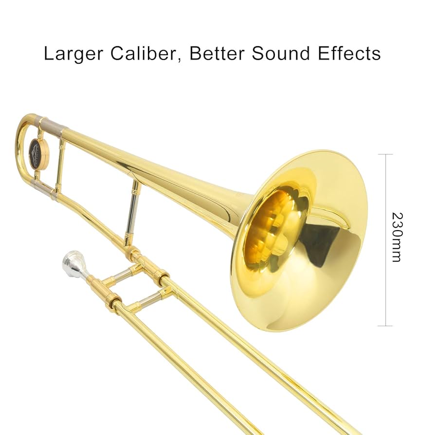 Amazon.com: EASTROCK Bb Tenor Slide Trombone Brass Musical