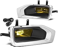 Vista 1 de DNA MOTORING FL-ZTL-263-AM Luz antiniebla LED con bisel e interruptor [compatible con Escalade 07-08 / Avalanche 07-13 / 07-15 Silverado]