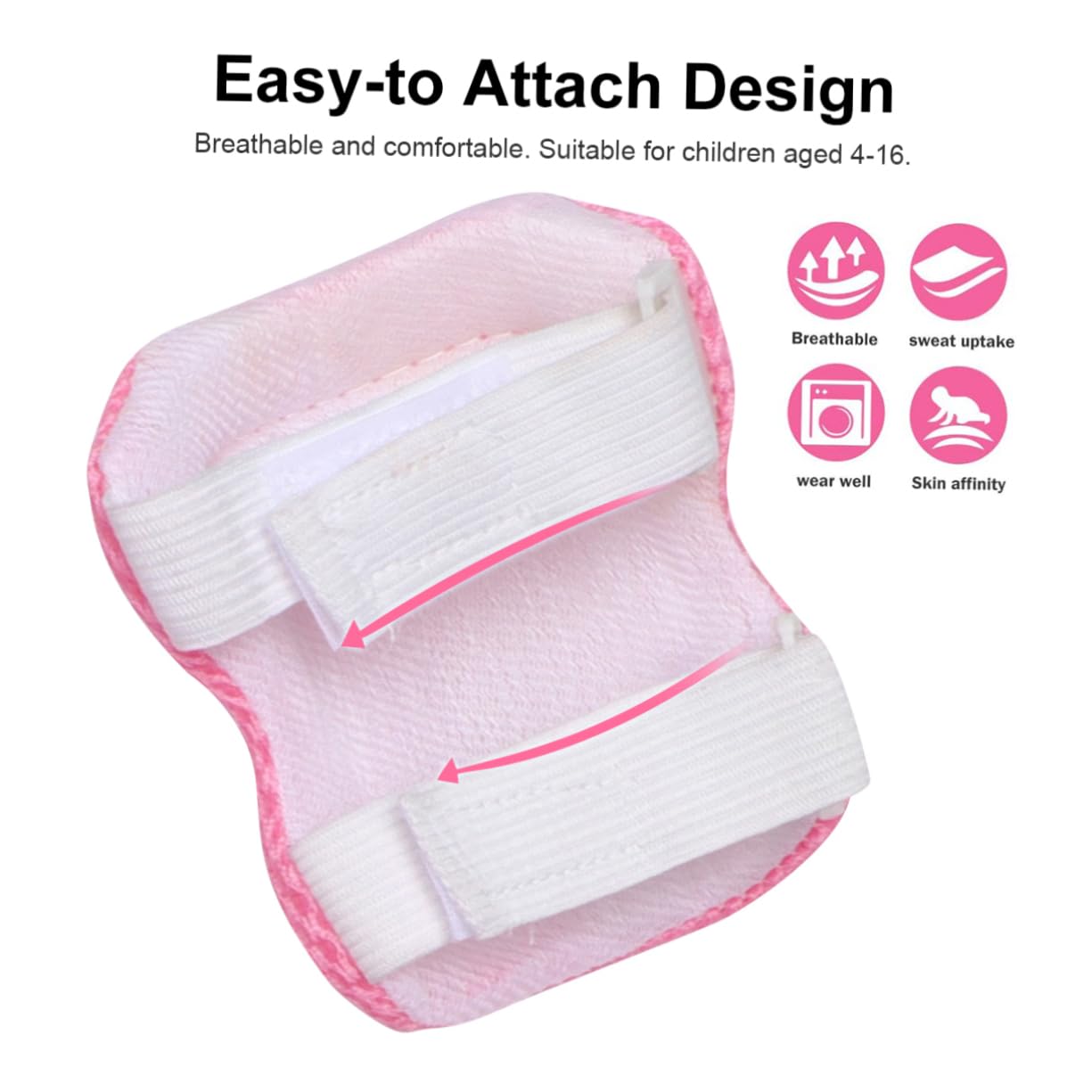 Mikikit Roller Skating Protective Gear Kit Kids Sports Wrist Guards Pads Elbow Guards for Kids