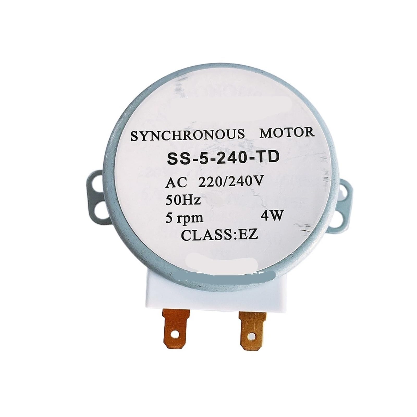 Moteur synchrone SS-5-240-TD 4W à rotation stable 5 TR/Min et axe demi-cercle