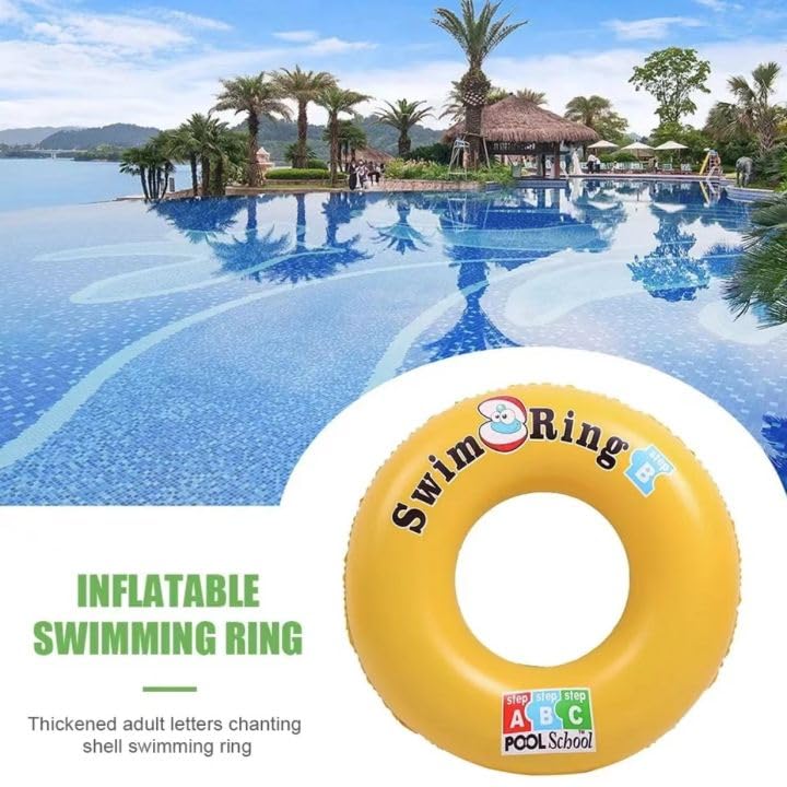 Image of Amitasha Swimming Tube for Kids Inflatable Swim Ring for Toddler Boys Girls 2-7 Years Summer Pool Water Floats Beach Toys (Swimming Ring)
