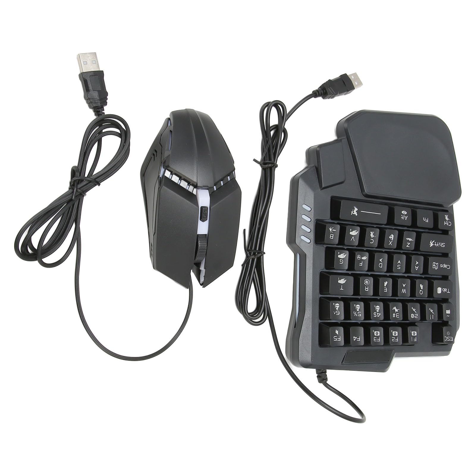 Pacchetto Combinato Gioco Mobile 4 in 1: Controller Gamepad, Tastiera, Convertitore Mouse per e IOS