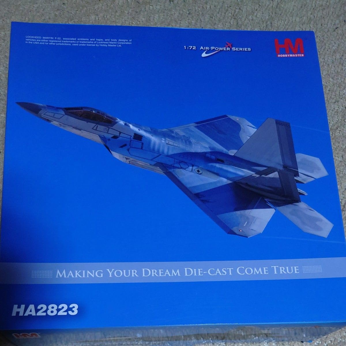 Amazon.co.jp: ホビーマスターF-22A ミラーコーティング HA2823 : おもちゃ 