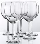 IKEA 123 SVALKA Vin blanc, verre clair, H:7" (X6), 1