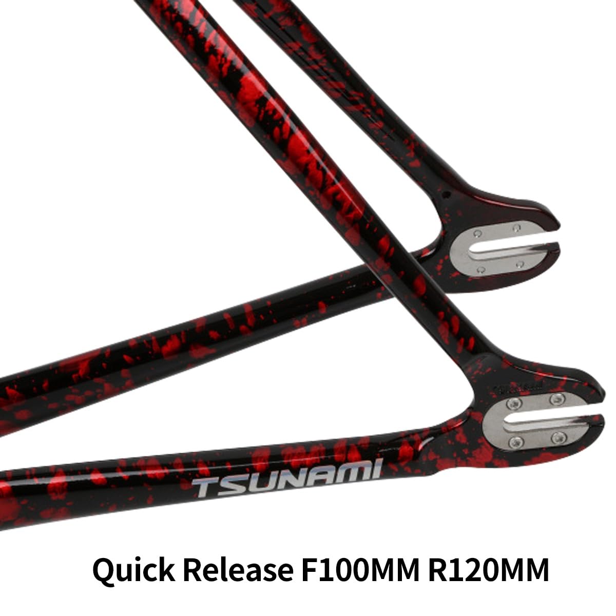 Kit Cadre Vélo Carbone Fixie – 52/54 Cm – Ultraléger Pour Piste Ou Course