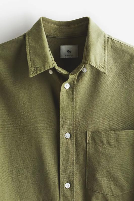 Image of BE ACTIVE Men's Oxford Cotton Lycra Casual Shirt || Men Stylish Shirt || Full Sleeves || Simple Shirt for Men || Timeless Style & Comfort