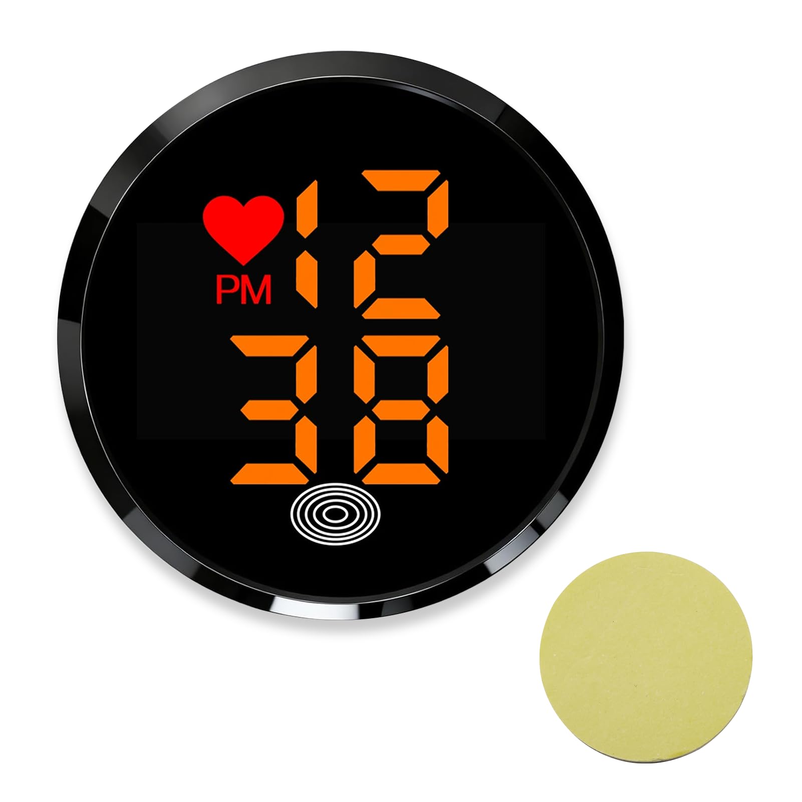 Auto Armaturenbrettuhr, Selbstklebend Elektronische Uhr Für Das Armaturenbrett Im Auto, Auto Elektronische Uhr, Mini Digitale Für Fahrzeuge, LKW, Wohnmobile & Zuhause