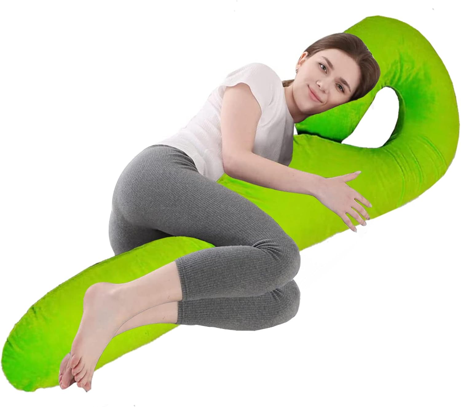 ZNNCO Sea Horse 59inch Body Hug Pillow, Adult Sleeping