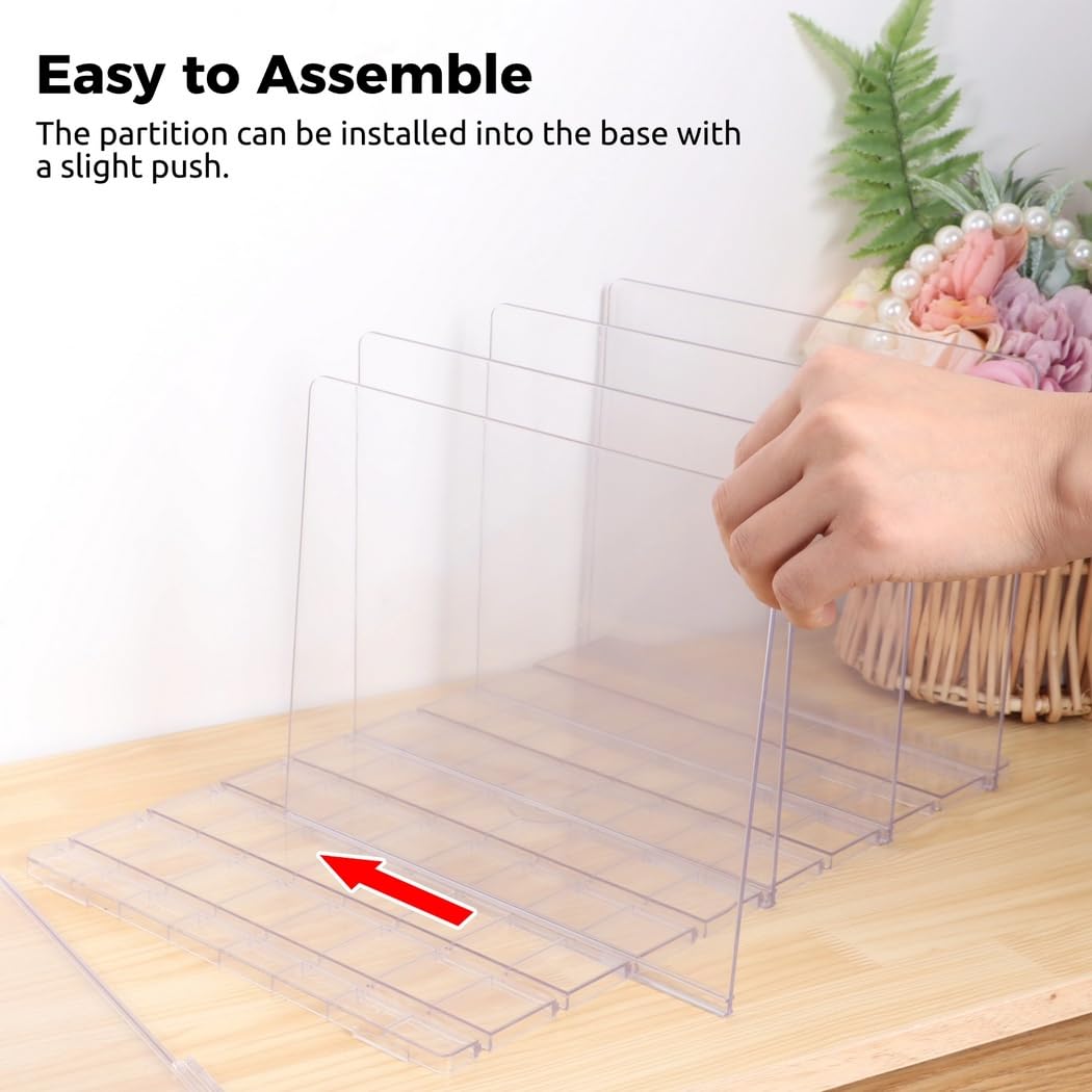 Organizador transparente ajustable para estantes de armario, soporte de exhibición desmontable para bolsos, almacenamiento práctico para bolsos, carteras y mucho más