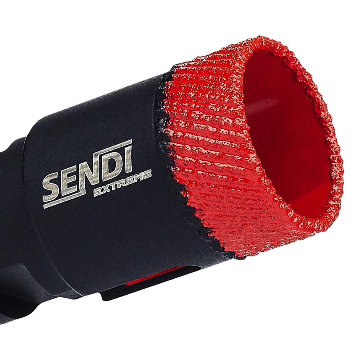 Broca de diamante SENDI EXTREME - Corona para Perforaciones de Azulejos - Broca para Porcelanico,Gres,Marmol etc. - Velocidad Alta y vida muy amplia - Diseñado para Alicatadores o Albañiles (32mm)