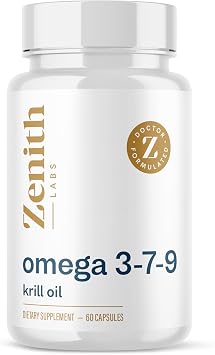 Omega 379 with Krill - Combines EPA, DHA, Omega-7, and Omega-9 - Includes Krill Oil for Max Absorption