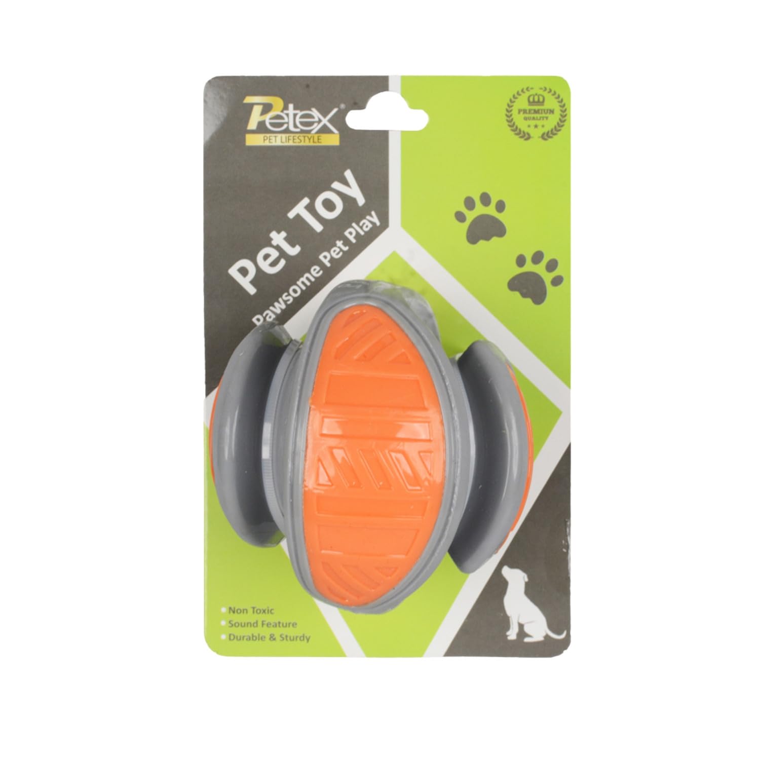 PETEXtprdog Toy for Pets | Orange Grey | Set of 1 (B0CXQ1LM23) Amazon Price History, Amazon Price Tracker