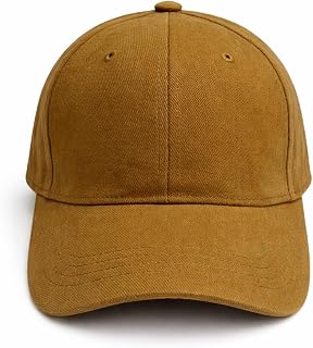 STYLE FUSION Premium Baseball Cap for Men & Women | 100% Cotton Breathable Unisex Sports Hat with Adjustable Metallic Buck... Price In India