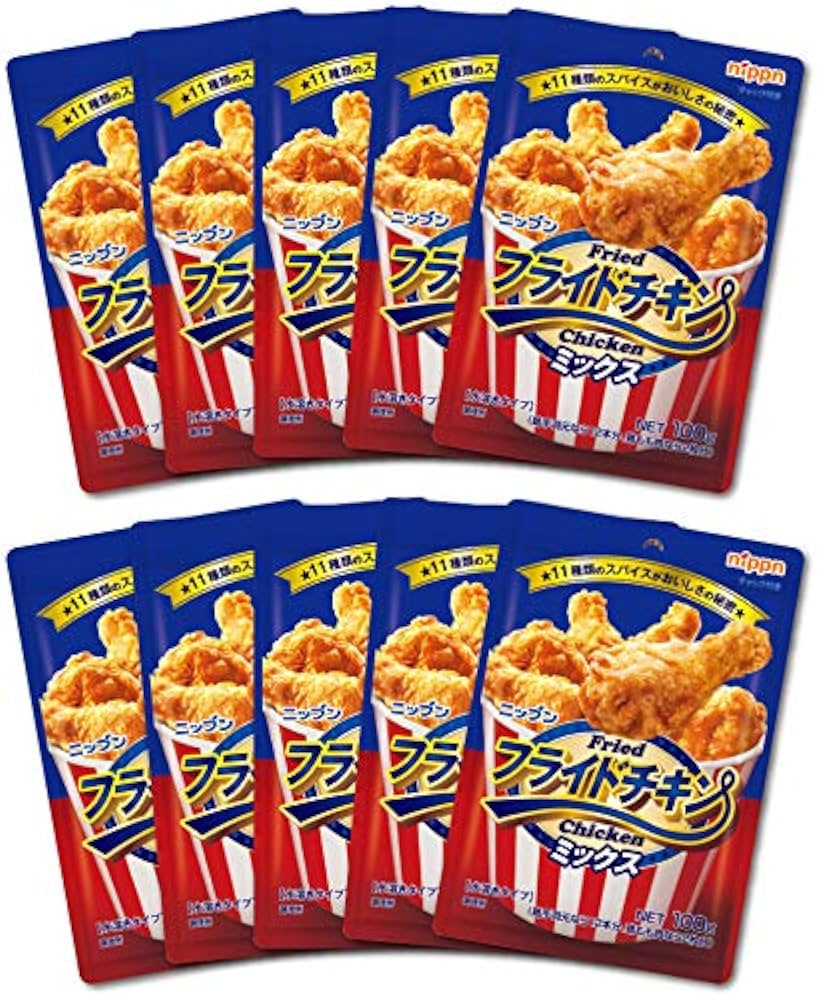 チキン Amazon.co.jp: ニップン フライドチキンミックス お得セット10