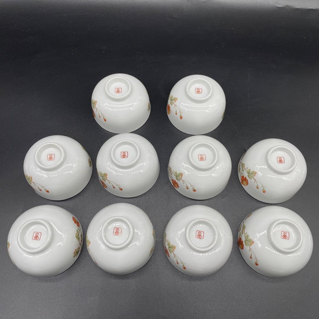 オールドノリタケ EARLY NORITAKE 蓋付き湯飲み10客 茶櫃｜キッチン 