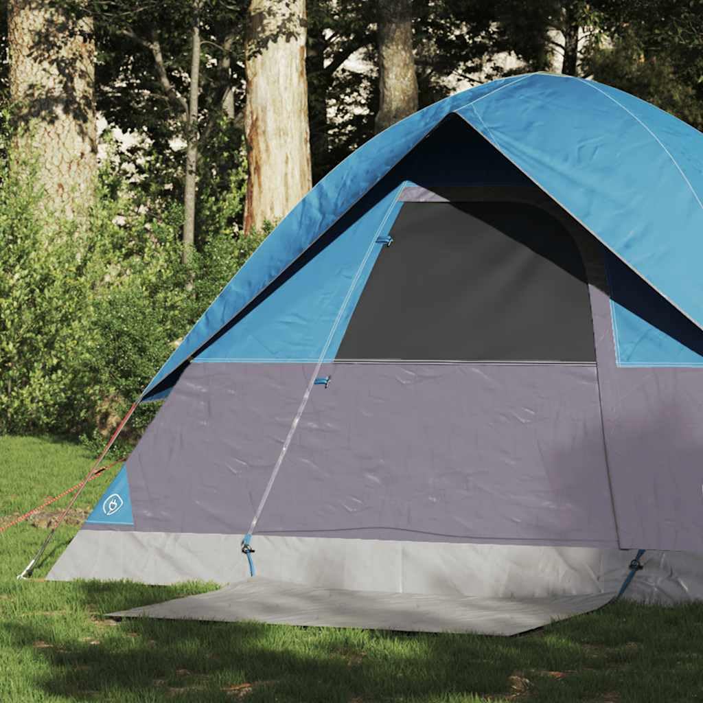 Kuppel Campingzelt für Personen, Gruen, wasserdicht und Winddicht, leichtes Polyesterzelt mit PU Beschichtung, Tragetasche, E Anschluss für Camping, Wandern, Festival, Reise und Outdoor