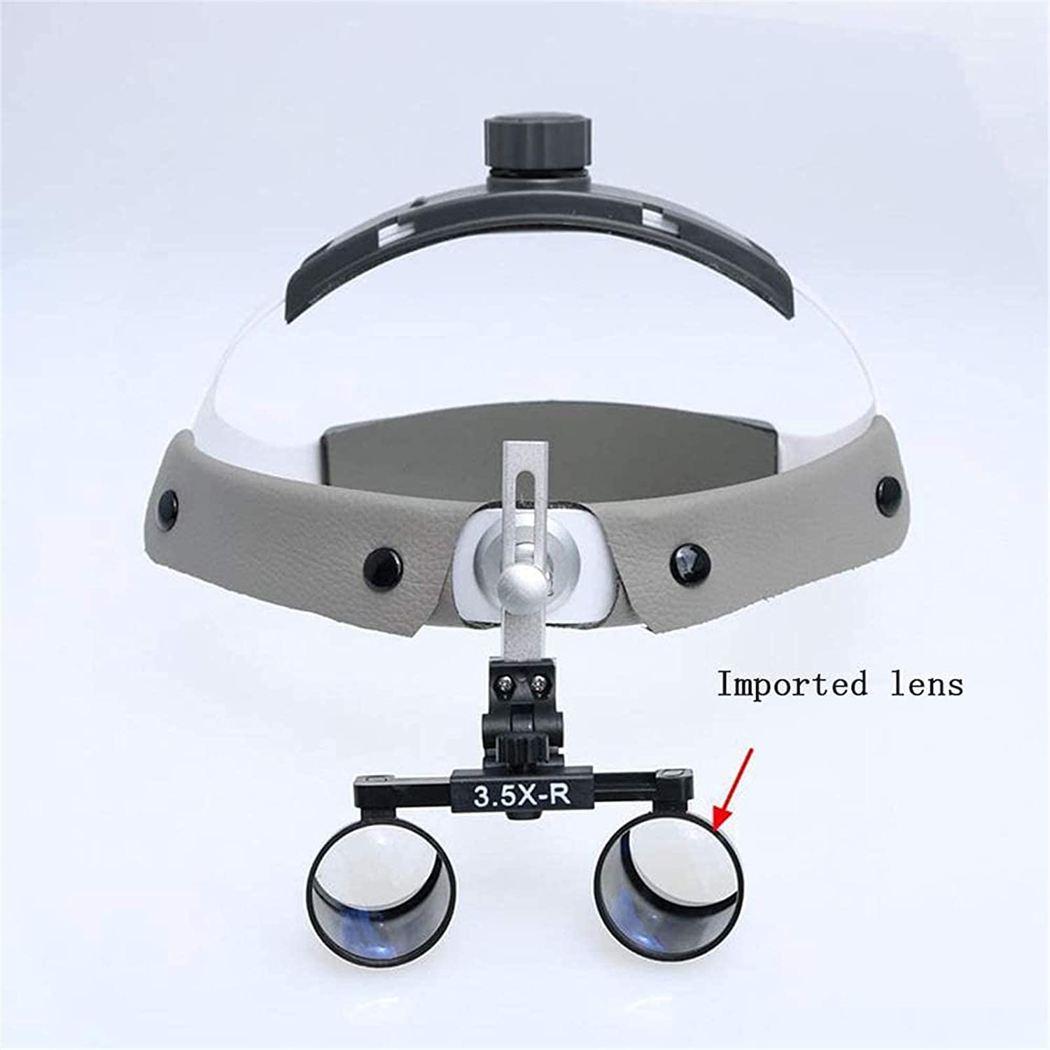 Lupa de Diadema, Lupa Digital de Mano, Lupa Frontal médica de 2,5/3,5 aumentos para odontología, cirugía, lupas binoculares de Diadema, Lupa para Profesionales médicos.