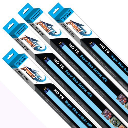 Wave Point 4-Pack Super Blue 460 HO T-5 39-Watt Universal Aquarium Lamp Wave Point 4-Pack Super Blue 460 HO T-5 39-Watt Universal Aquarium Lamp