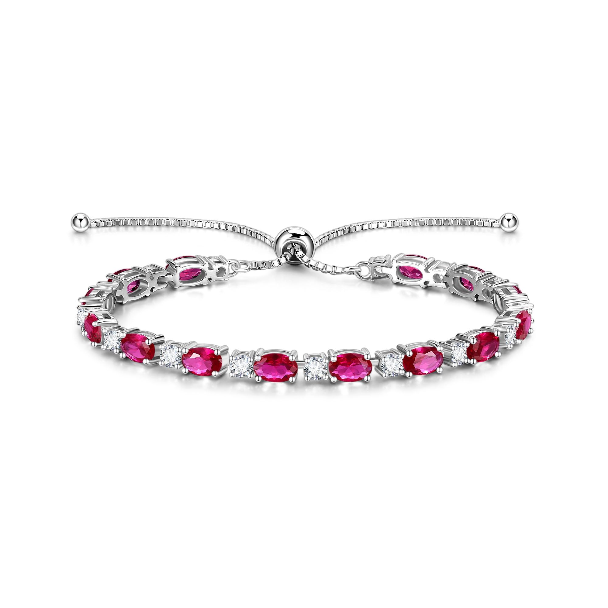 FANCIME Birthstone Tennis Bracelet
