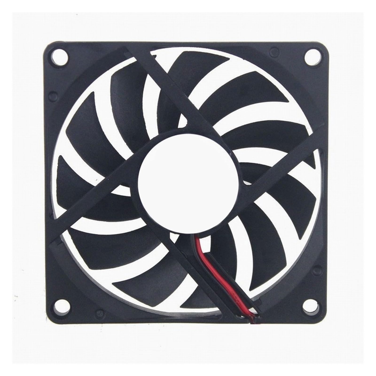JJKKOZVQF 2 Pieces DC 24V Two Wires 2Pin 8cm 80x80x10mm Brushless DC Cooling Fan 80mm x 10mm 8010