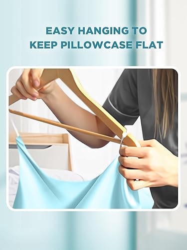 Miniatura 58 de Funda de almohada de seda de morera para cabello y piel, 22 Momme - Funda de almohada de seda natural con cremallera oculta, 6A, suave y lisa de una